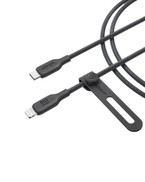 Anker 542 USB-C to Lightning Cable (Bio-Nylon) (0.9m/3ft) -Black A80B5H11