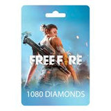 Garena Free Fire Game Gift Card - 1080 Diamonds (Send By SMS)