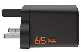UAG Wall Charger SRGE 65W 3Port UK Black