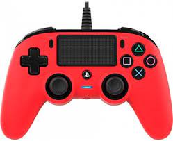 Nacon Wired Compact Controller For PlayStation 4 - Red