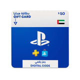 Sony Playstation / PSN Gift Card 50$ - UAE ( SMS Delivery)