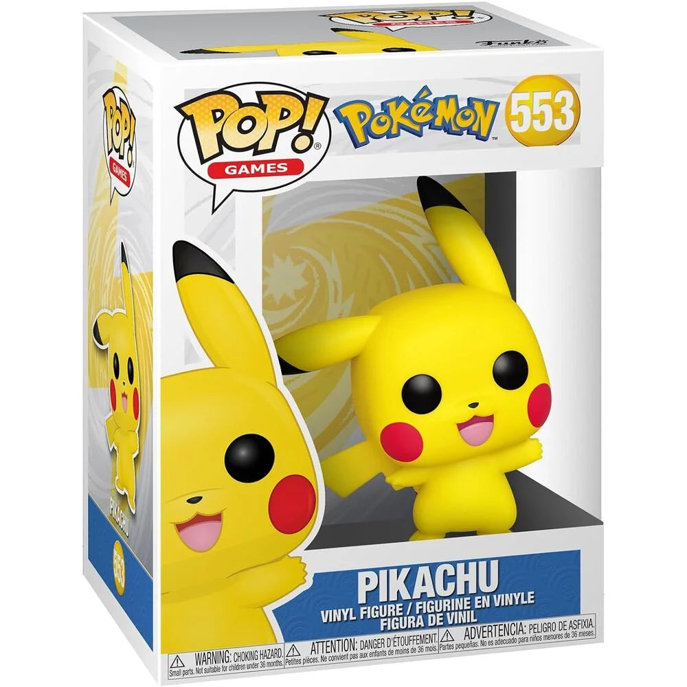 POP! GAMES: POKEMON - PIKACHU (WAVING) -  9.5 cm