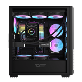 Case Aigo DarkFlash DF2100 ATX Mid Tower Gaming- Black