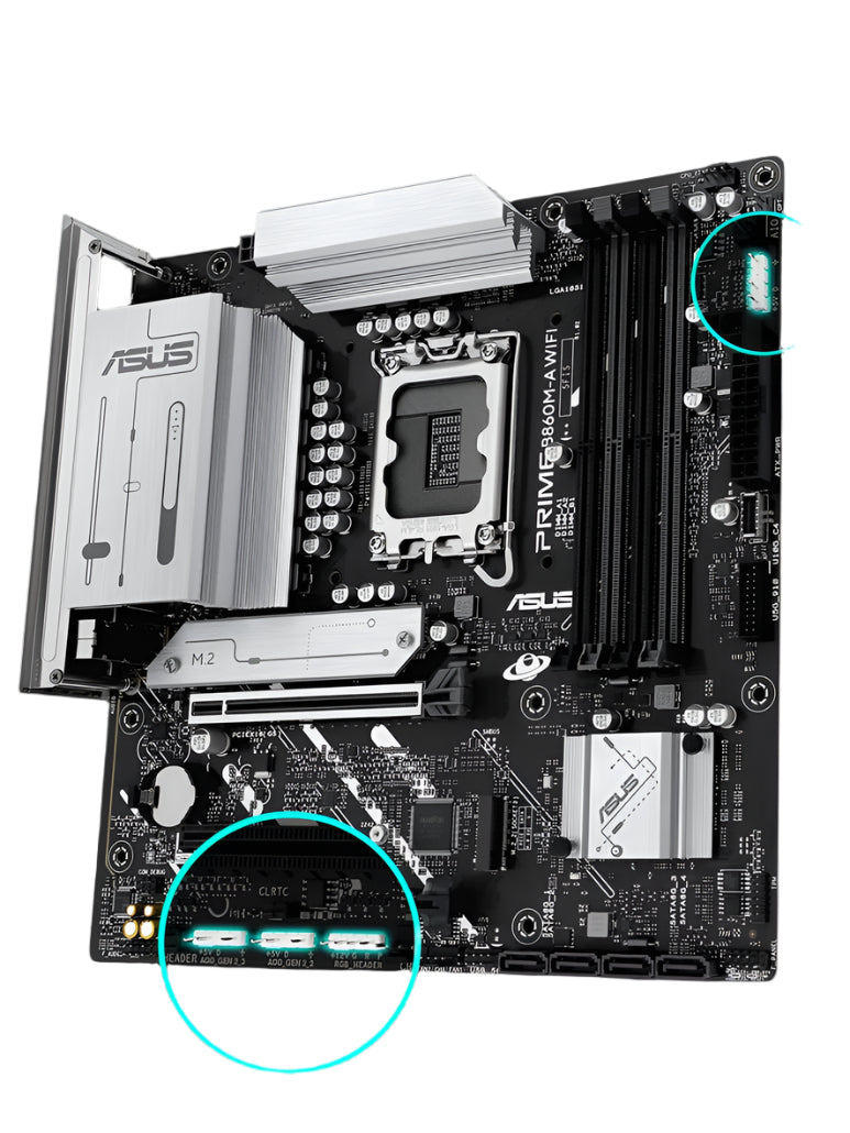 اللوحة الأم ASUS PRIME B860M-A WIFI – Micro-ATX لمعالجات Intel
