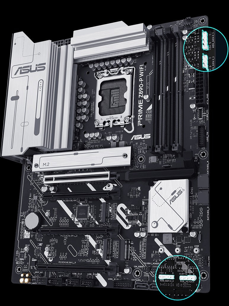Asus Prime Z890-P Wifi, AI, DDR5, Pcle 5.0, LGA 1851 PC Motherboard