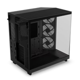 NZXT H6 FLOW RGB Compact Dual-Chamber Mid-Tower Airflow Case with RGB Fans - Black