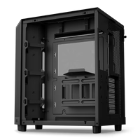 NZXT H6 FLOW RGB Compact Dual-Chamber Mid-Tower Airflow Case with RGB Fans - Black