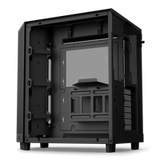 NZXT H6 FLOW RGB Compact Dual-Chamber Mid-Tower Airflow Case with RGB Fans - Black