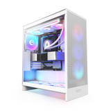NZXT H7 Flow (2024) RGB Mid Tower ATX Case - White