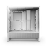 NZXT H5 Flow RGB (2024) Compact Mid Tower ATX Case with RGB Fans - White