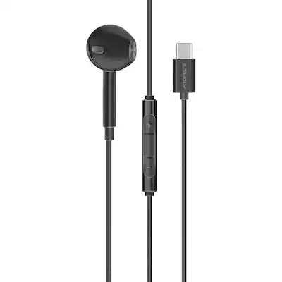 Promate Dynamic In-Ear Wired Mono Earphone with USB-C Connector