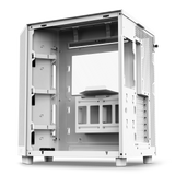 NZXT H6 FLOW RGB Compact Dual-Chamber Mid-Tower Airflow Case with RGB Fans - White