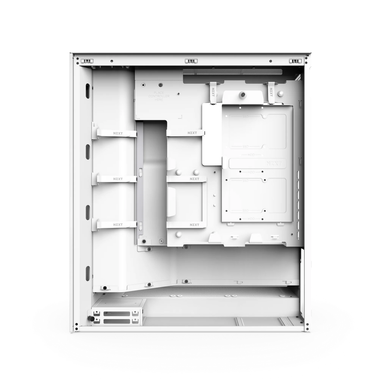NZXT H7 Flow (2024) Mid Tower ATX Case - White