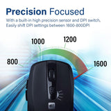 Promate - BreezeSilent Switch Streamlined Wireless Mouse