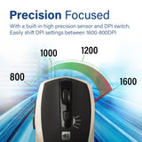Promate - BreezeSilent Switch Streamlined Wireless Mouse