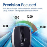 Promate - BreezeSilent Switch Streamlined Wireless Mouse