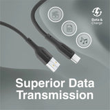 Promate xCord-AC Super Flexible Data and Charge USB-C Cable