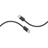 Promate EcoLine-CC120 Ultra-Fast 60W Power Delivery USB-C Fabric Braided Cable 60W, 1.2 Meter - Black