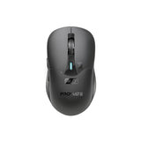 Promate Dual Mode Rechargeable Wireless Mouse with BT & RF Connectivity - Black