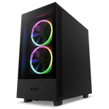 NZXT H5 Elite Premium Compact Mid Tower - BLACK