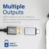 Promate ezHub-7 Aluminium Alloy Powered USB Hub  - Grey