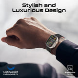 Premium Magnetic Silicone Sporty Watch Band For Apple Watch Series 1~9, SE & Ultra 1~2  Magnetic Strap w/ N52 Strong Magnets Made from Premium Silicone materials - Grey