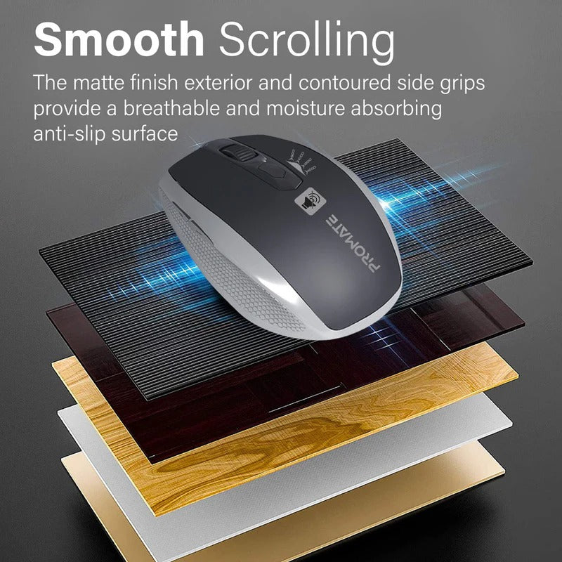 Promate - BreezeSilent Switch Streamlined Wireless Mouse