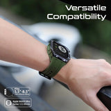 Promate Durable Protection Watch Case with TPU Watch Band For Apple Watch Series Ultra 1 and 2  Made from Durable TPU and PC materials and corrosion Resistant 316 Stainless Steel Buckle