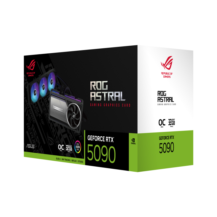 كرت شاشة ASUS ROG Astral GeForce RTX™ 5090 OC Edition 32GB GDDR7 للألعاب