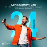 Promate - LaBoca
High Fidelity Over-Ear Wireless Headphones - Black