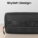 Promate Lightweight Tech Essential Organizer Pouch Bag with Multiple Pockets