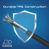 Promate 27W Power Delivery 3Pcs High Tensile Strength USB-C to Lightning Cable Kit  - Black