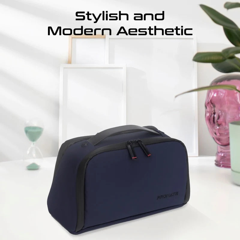 Promate Travel Aceesories Organizer with Multiple Compartments & Large Capacity