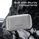 Promate Compact Tech Essential Organizer Pouch Bag with Multiple Compartments