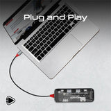 Promate 8-in 1 Transparent Ultra-Fast Multiport USB-C Hub with 100W Power Delivery - Trans