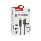 Promate Ultra-High Definition 4K@60Hz HDMI Audio Video Cable - 3 Meters