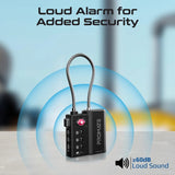 Promate TSA Luggage Lock with Smart Precision Tracking Tag, works with Apple Find My App