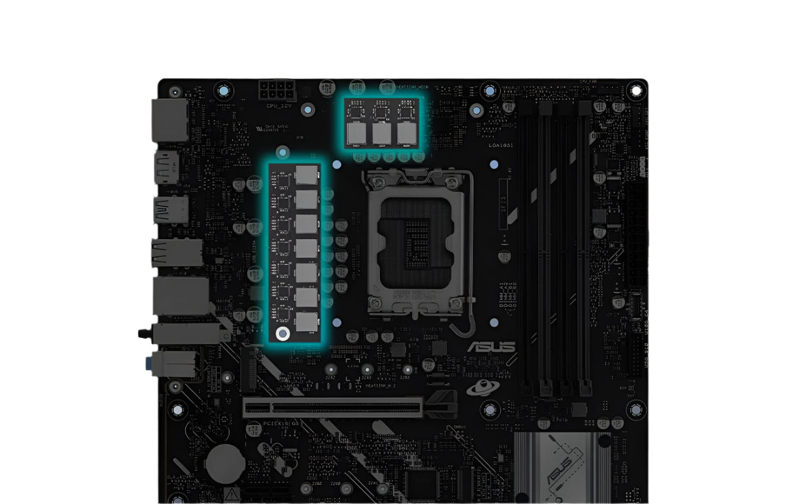اللوحة الأم ASUS PRIME B860M-A WIFI – Micro-ATX لمعالجات Intel