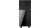 PC CASE Aerocool Playa G-BK-V1 RGB Gaming Mid Tower Case
