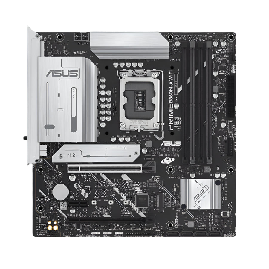 اللوحة الأم ASUS PRIME B860M-A WIFI – Micro-ATX لمعالجات Intel