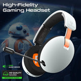 Vertux High Performance Tri-Mode Connectivity Gaming Headset with Retractable Microphone   - BLACK