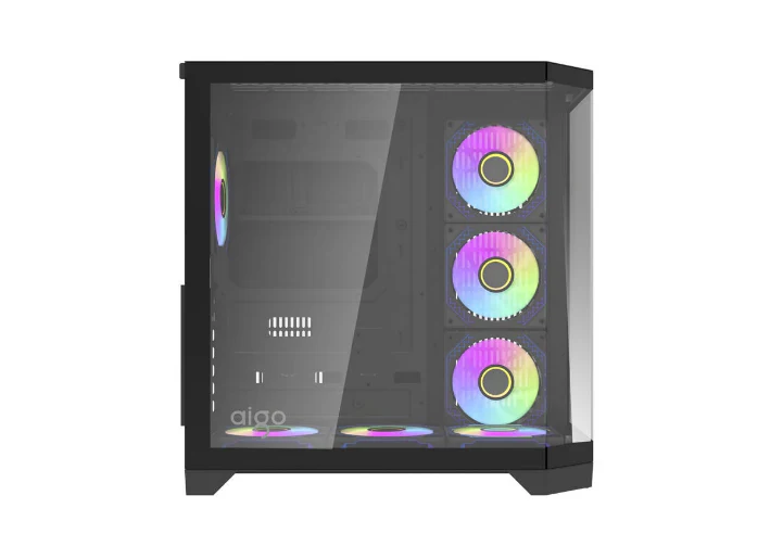 DarkFlash FT418 Pro 7Fans Case - Black