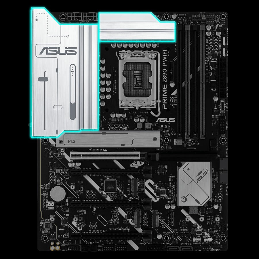 Asus Prime Z890-P Wifi, AI, DDR5, Pcle 5.0, LGA 1851 PC Motherboard