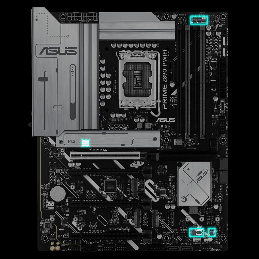 Asus Prime Z890-P Wifi, AI, DDR5, Pcle 5.0, LGA 1851 PC Motherboard