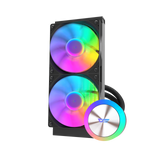 Darkflash Aquaglow DG240 all in one 240mm ARGB Liquid CPU Cooler - Black