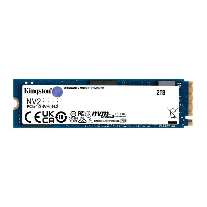 Kingstone NV2 PCle 4.0 NVMe M.2 SSD Drive 2TB