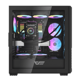 Case Aigo DarkFlash DF2100 ATX Mid Tower Gaming- Black