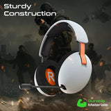 Vertux High Performance Tri-Mode Connectivity Gaming Headset with Retractable Microphone   - BLACK