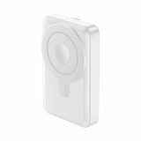 BAZIC GOPOWER 10K, 10000MAH MAGSAFE COMPATIBLE POWER BANK WITH BUILT-IN APPLE WATCH CHARGER - WHITE