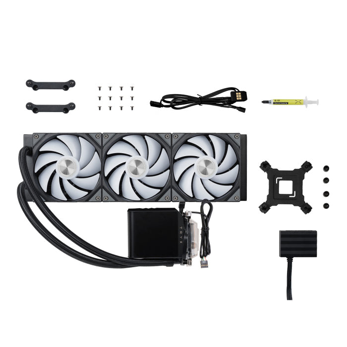 TRYX Panorama ARGB 360mm Liquid Cooler - Black